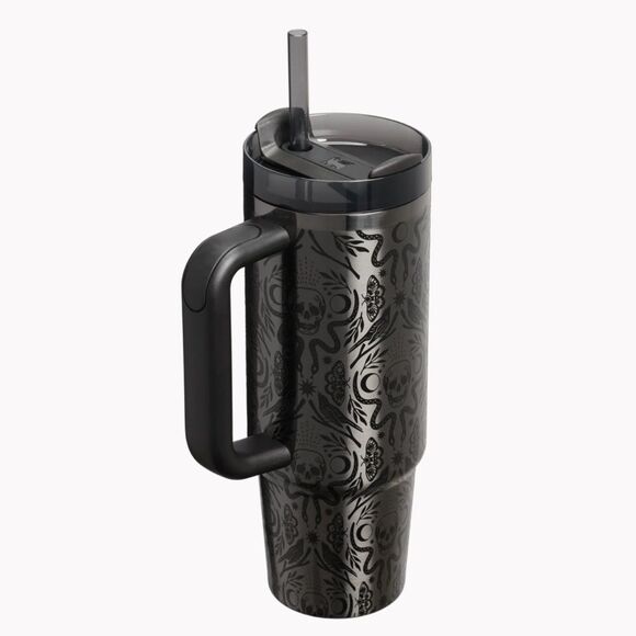 Stanley Deadly Damask the Halloween Quencher H2.0 Flowstate™ Tumbler 30 oz. NIB! - Picture 2 of 9
